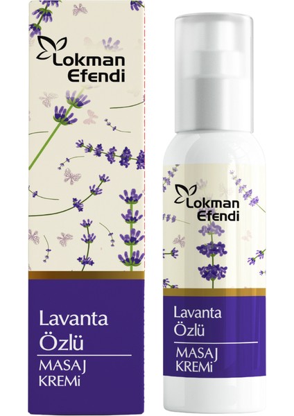 Lokman Efendi Lavanta Özlü Masaj Kremi 100 ml