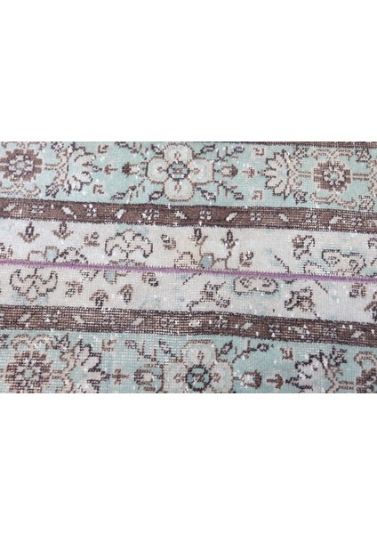 Eskitme Halı Türk Halısı Halı 59X101 Cm Yeşil Halı Kabilesı Araba Paspası Halı 9076