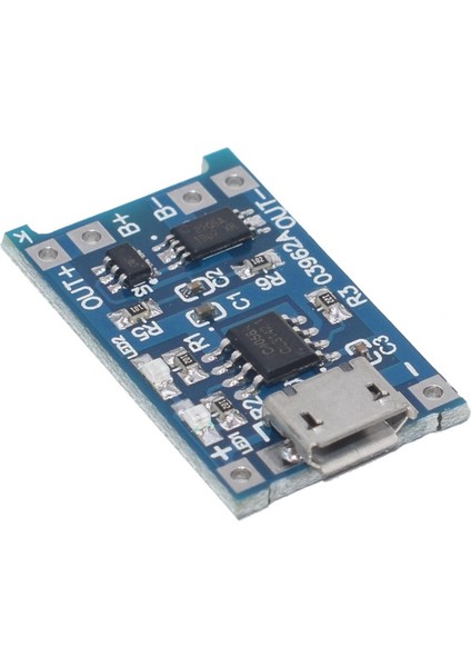 Micro-Usb (Mikro Usb) Girişli 18650 ve 26500 Tekli Pil Şarj Devresi