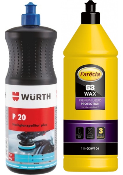 1 kg Würth P20 Pasta-1 Lt G3 Wax Cila Seti