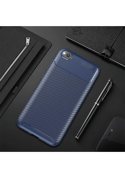 Kip GSM Xiaomi Redmi Go Kılıf Karbon Desenli Yüksek Kalite Negro Silikon Kapak