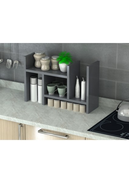 Luna Ayaralanabilir Mutfak Raf