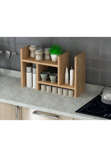 Luna Ayaralanabilir Mutfak Raf
