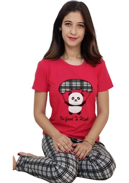 Kadın Pijama Takımı Kırmızı