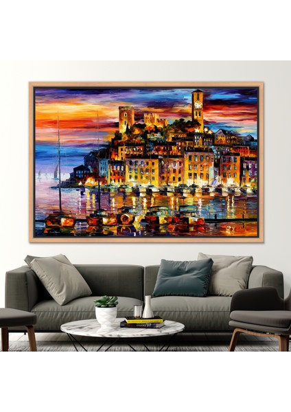 1 Parça Naturel Çerçeveli Kanvas Tablo, Manzara Kanvas Poster, Görüntüleme Kanvas Baskı,