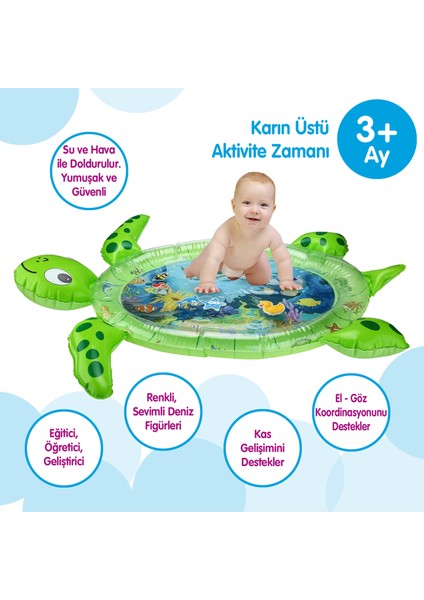 Turtle Bebek Su Oyun Matı (Jumbo) - TEST RAPORLU