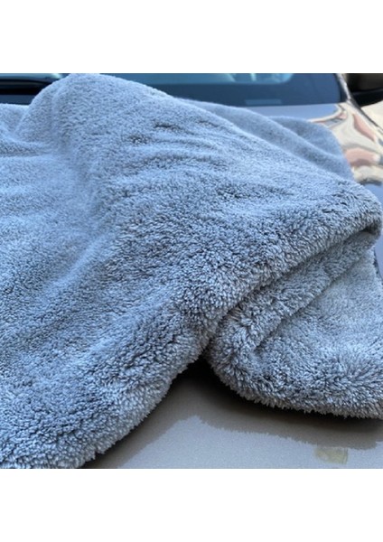 Özel Mikrofiber Çift Taraflı Havlu Araç Kaput Kurulamak Için Büyük Boy 60*90 Tek Seferde Kurulama