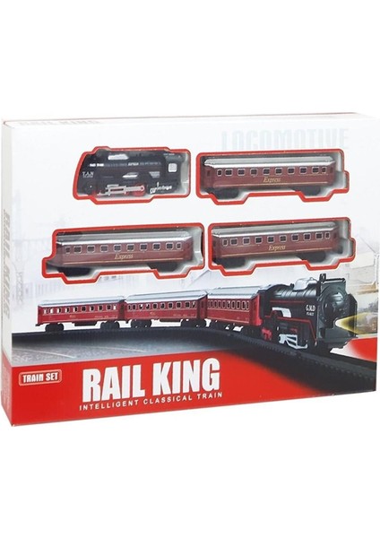 Vardem Rail King Oyuncak Tren Seti Pilli 18 Parça Raylı Vagonlu Kara Tren Oyuncak Tren fiyatları