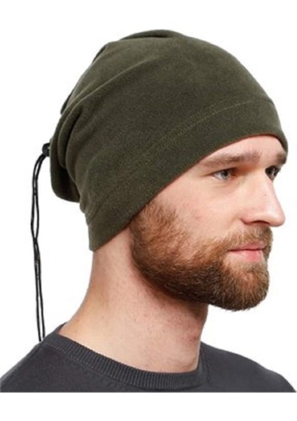 Unisex Haki Polar Bere Boyunluk