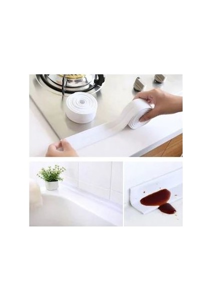 Su Sızdırmaz Geçirmez Tamir Bant Lavabo Küvet Kenar Mutfak Banyo