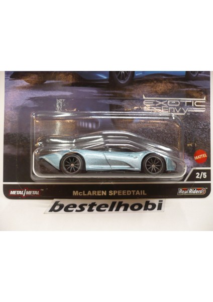 Hotwheels Mclaren Speedtaıl Hotwheels Exotıc Envy modelleri