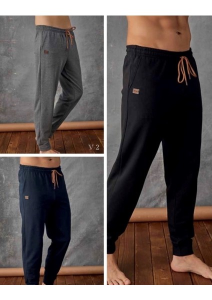 183R-KLY Tek Alt Eşofman Ribanalı-Siyah fiyatları