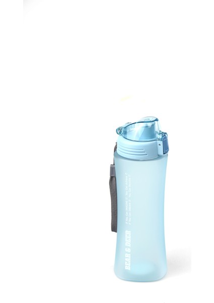 Buzlu Mavi Otomatik Kapak Matara 660 ml - MT0025
