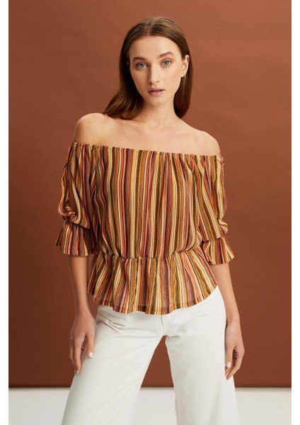 Carmen Yaka Kol Detaylı Bluz (B22-37900) modelleri