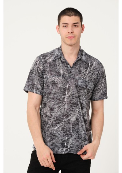 Desenli Kısa Kollu Erkek Gömlek fiyatları