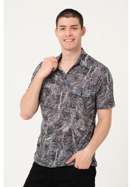 Desenli Kısa Kollu Erkek Gömlek indirimleri