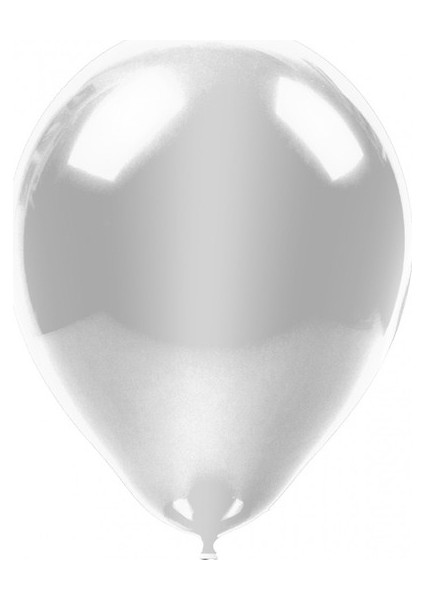 Metalik Gümüş Balon