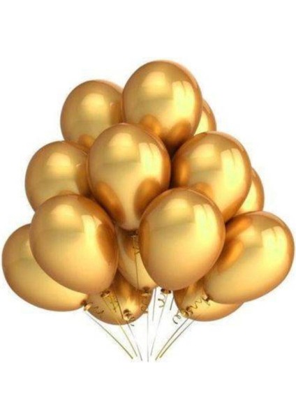 12 Inç Metalik Gold Balon 10'lu