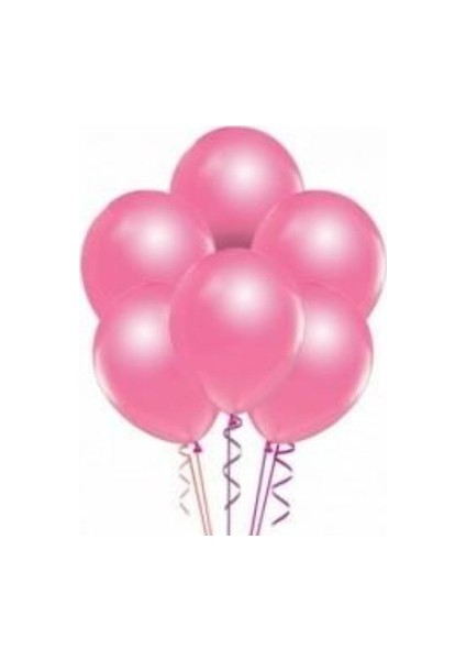 Metali̇k Balon Pembe 100 Adet