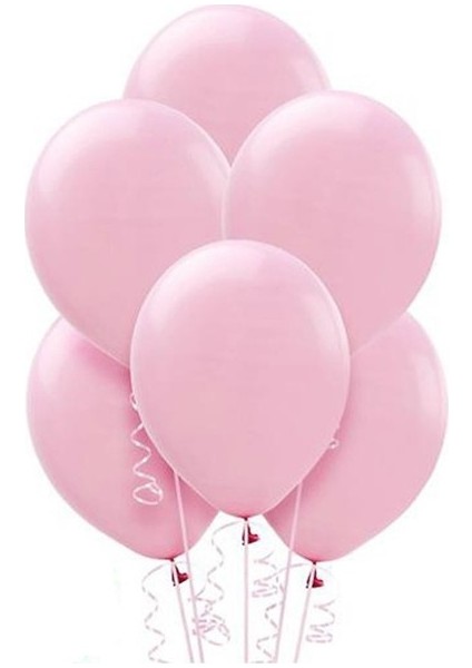Party Shop Metalik Pembe Balon 20´li Paket