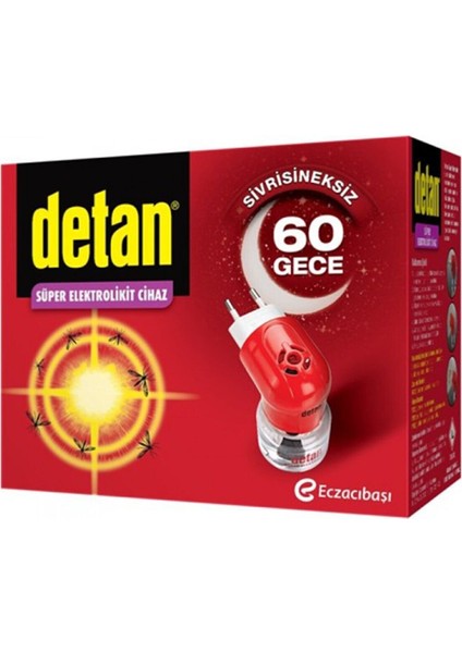 Süper Elektrolikit Cihaz + Yedek 60 Gece x 12 Adet