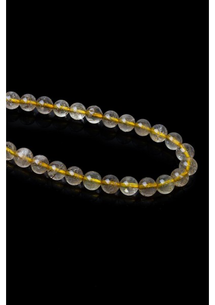 8 mm Gold Rutil Kuvars Taşı Dizi fiyatları