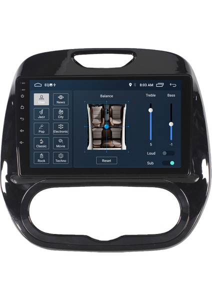 Renault Captur Android 11 Carplay Multimedya Ekran Teyp 2GB+16GB