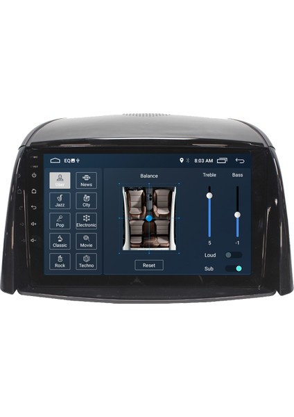 Renault Kaleos Android 11 Carplay Multimedya Ekran Teyp 2GB+16GB