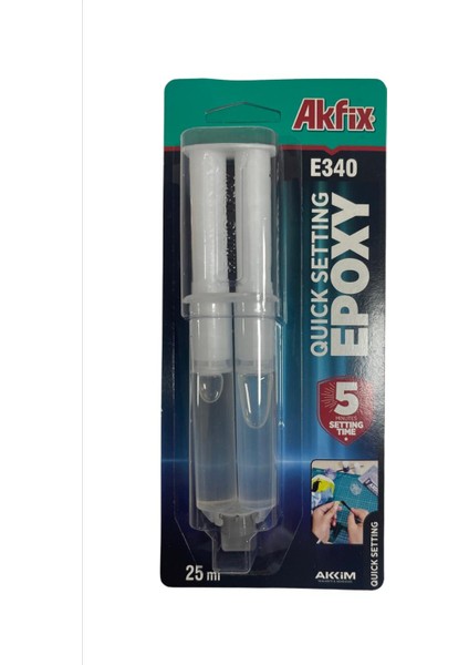 Quıck Settıng Epoxy E340 25 ml Yapıştırıcı