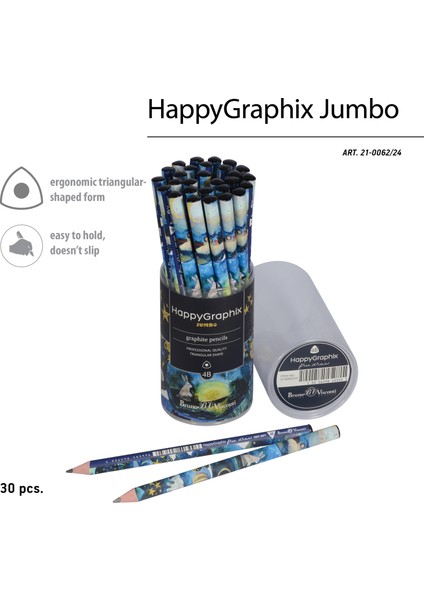 Happy Graphix Jumbo Kurşun Kalem 4b 35 mm Rüya fırsatları