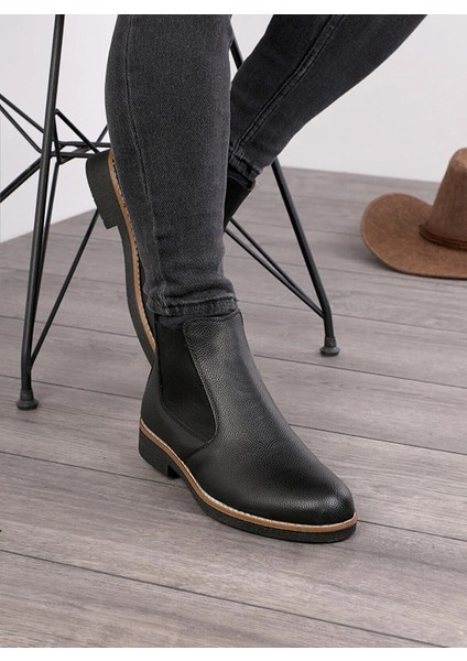 Unisex Chelsea Bot Garantili Ürün Siyah Deri ve Süet fiyatları