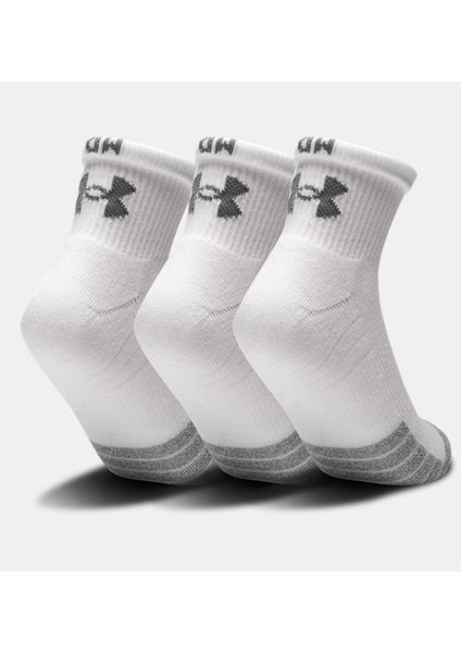Unisex HeatGear® Quarter 3’lü Paket Çorap 1353262-100 modelleri