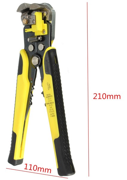 Tel Stripper 24-10 Aw/34-3 Gauge/0.2-6mm Otomatik Tel Stripper Aracı 8 Inç Kendinden Ayarlı Tel Stripper Için Sıkma Aleti(Yurt Dışından) indirimleri