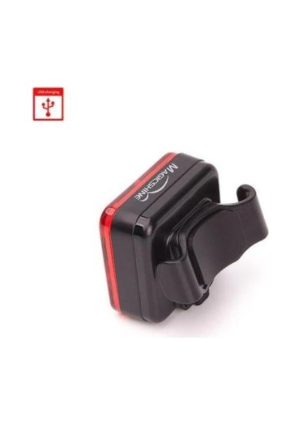 Seemee 20 Lm USB Şarjlı Bisiklet Arka Stop Far