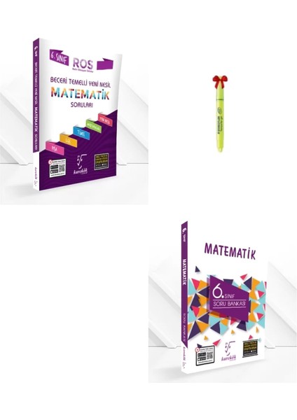 6. Sınıf Ros Matematik ve Matematik Soru Bankası