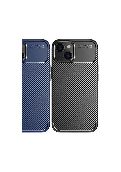 Apple iPhone 14 Plus Kılıf Deri Görünümlü Negro Silikon Kapak