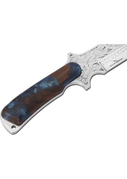 Bora 504 Büyük Shogun Ceviz Epoksi Sap Gravürlü Bıçak fırsatları