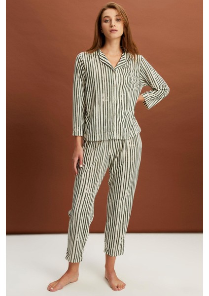 Çizgili Pijama Takımı (B22-143USU)