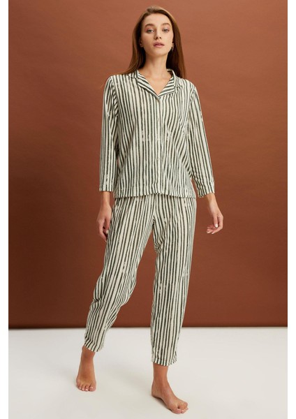 Çizgili Pijama Takımı (B22-143USU)