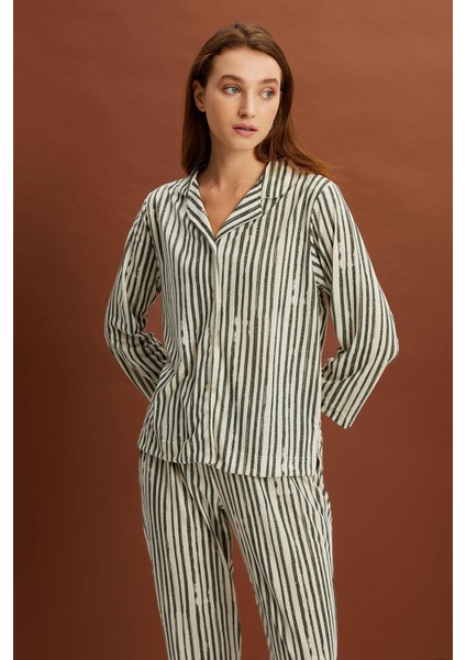 Çizgili Pijama Takımı (B22-143USU)