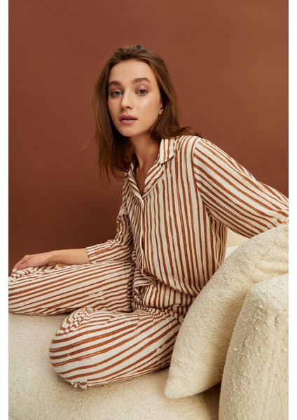 Çizgili Pijama Takımı (B22-143USU)