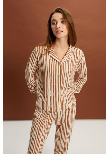 Çizgili Pijama Takımı (B22-143USU)