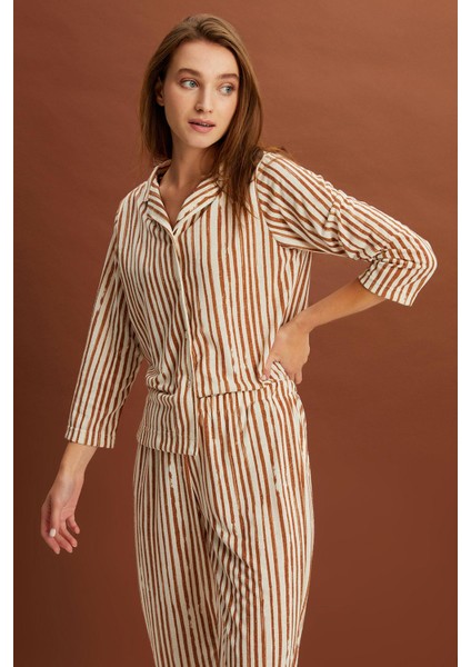 Çizgili Pijama Takımı (B22-143USU)