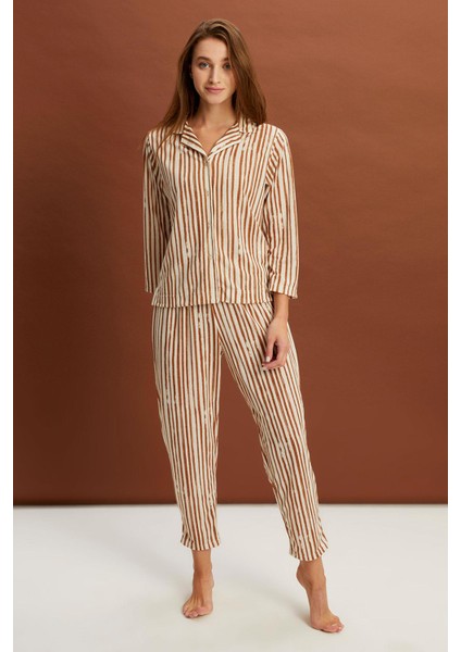 Çizgili Pijama Takımı (B22-143USU)