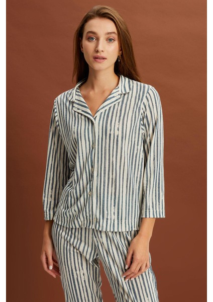 Çizgili Pijama Takımı (B22-143USU) modelleri