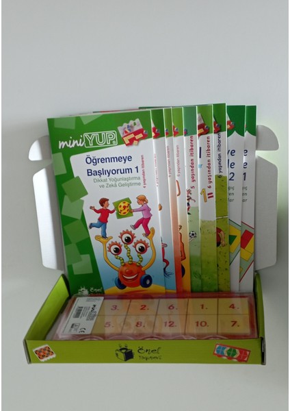 Miniyup 4-6 Yaş Okul Öncesi Eğitim Seti - (9 Kitap + 1 Kontrol Kutusu) Oeo-My4-6