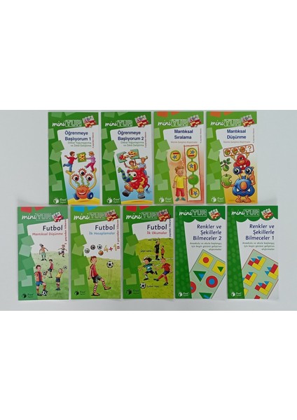 Miniyup 4-6 Yaş Okul Öncesi Eğitim Seti - (9 Kitap + 1 Kontrol Kutusu) Oeo-My4-6