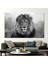 1 Parça Kanvas Tablo, Lion Fotoğraf Baskısı, Vahşi Hayvan Duvar Dekoru, Yaban Hayatı Kanvas, 2