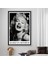 1 Parça Beyaz Çerçeveli Kanvas Tablo, Marilyn Monroe, Marilyn Portresi Hediye Kanvas, 2