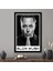 1 Parça Siyah Çerçeveli Kanvas Tablo, Elon Musk, Ünlü Sanat Eseri, Elon Musk Duvar Süsü, 1